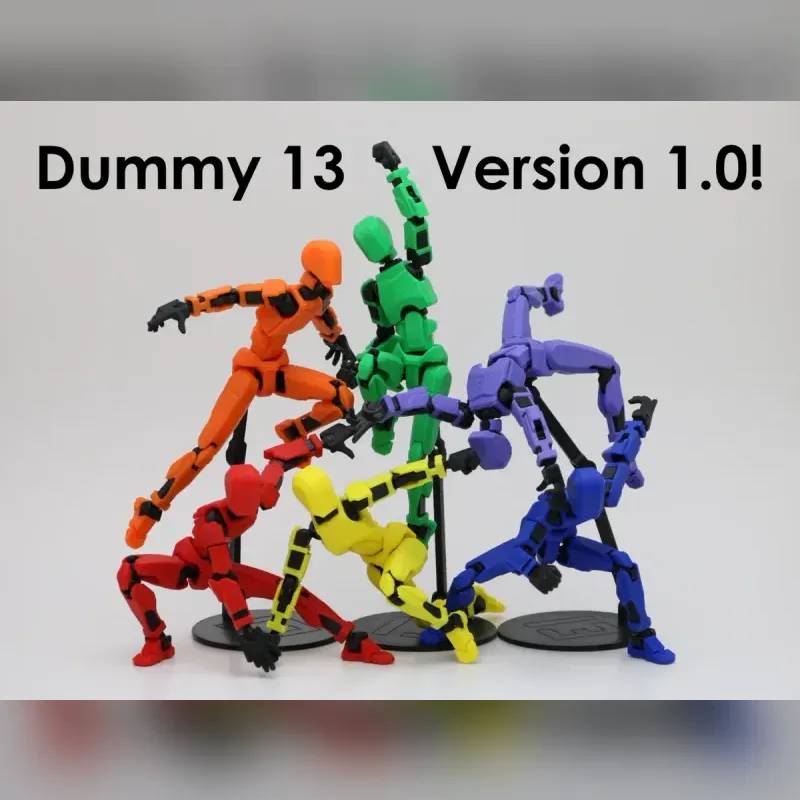 اکشن فیگور مفصلی دامی ۱۳ Dummy 13 سایز ۱۳ سانتی متر، نمای ۱