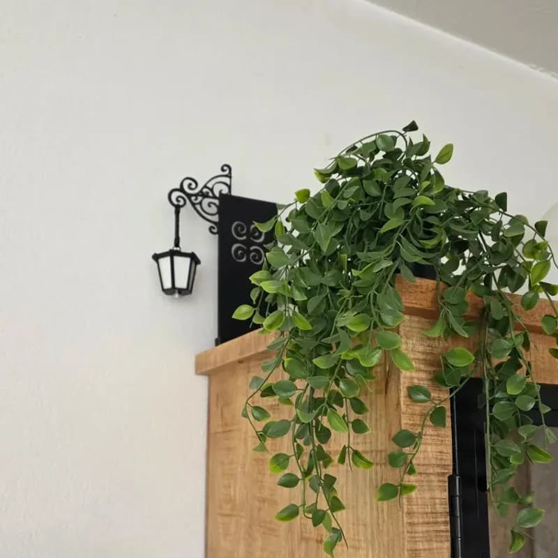 پایه قفسه ای چراغ کتابخانه ای فانوسی فقط پایه، نمای ۱