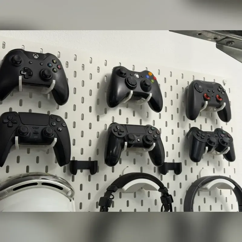 پایه دسته بازی دیواری پگ بورد ایکیا مناسب ps5 ps4 و ایکس باکس، نمای ۱